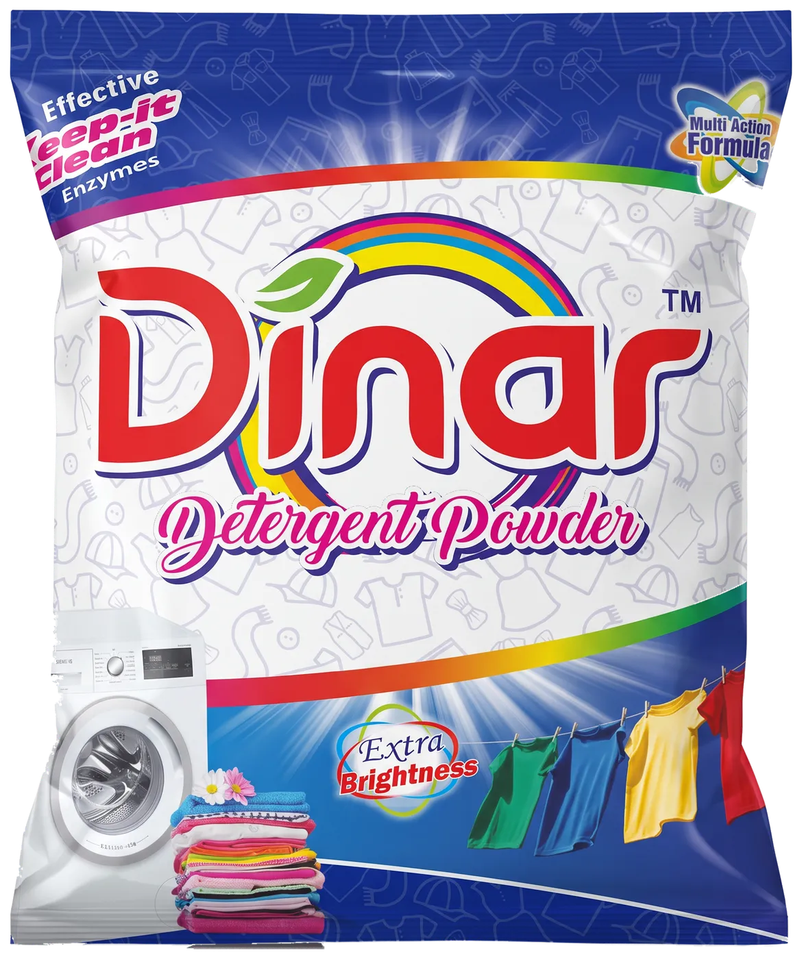 Dinar Detergent Powder pouch